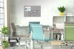 SIGEL B1306 Glas-Magnettafel Be!Board - 90 x 60 x 0,90 cm - grau