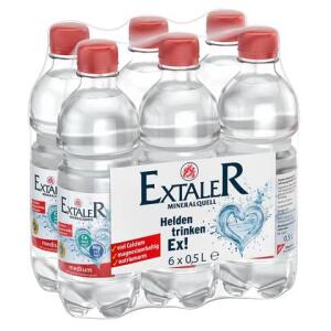 EXTALER 15407 - mit wenig Kohlensäure Mineralwasser medium 6 x 05L