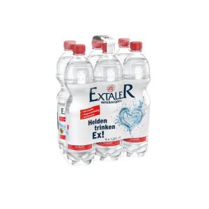EXTALER 25802 - wenig Kohlensäure Mineralwasser medium 6 x 125L