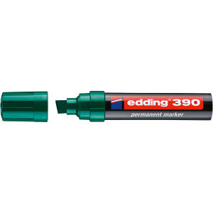 EDDING 390-004 Keilspitze nachfüllbar Permanentmarker 390 4-12mm grün