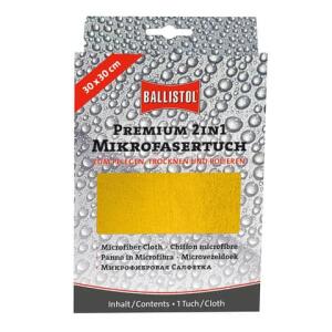 BALLISTOL 23734 Premium Mikrofasertuch gelb 30x30 cm