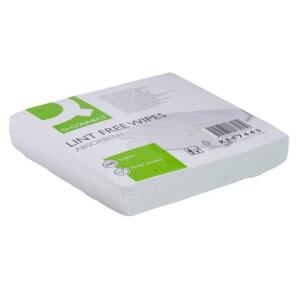Q-CONNECT KF17445 20x20cm Reinigungstuch trocken 100ST weiß