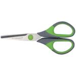Q-CONNECT KF00752 Soft Grip Schere 14cm grau/grün