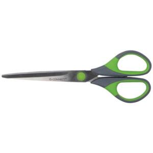 Q-CONNECT KF00753 Soft Grip Schere 175cm grau/grün