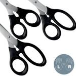 LEITZ 5426-00-95 Schere 3ST Edelstahl 165/185/200mm sw.