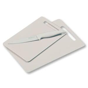 KESPER 10002591 30496 Schneidebrett inkl. Messer Set 3-teilig