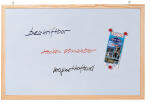 FRANKEN CC-MM6080 E Holzrahmen Schreibtafel 60x80 cm weiß