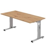 HAMMERBACHER MONT.VOS16/R/S Schreibtisch 160x80cm astei/si