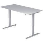 HAMMERBACHER MONTAGE VXMST16/5/S Schreibtisch 160x80cm grau