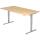HAMMERBACHER MONTAGE VXMST19/3/S Schreibtisch 180x80cm ahorn