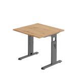 HAMMERBACHER MONT.VOS08/R/G Schreibtisch 80x80cm ast/grap
