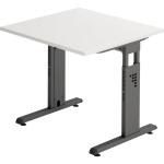 HAMMERBACHER VOS08/W/G Schreibtisch 80x80cm...