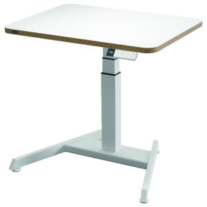LEITZ 6534-00 01 höhenstellbar Schreibtisch Ergo elektrisch weiß