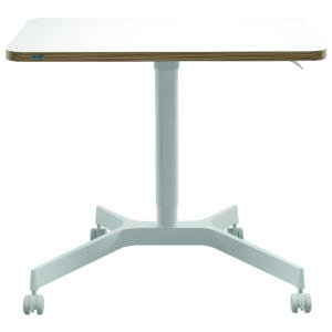 LEITZ 6536-00-01 höhenverstellbar Schreibtisch Ergo pneumatitich weiß
