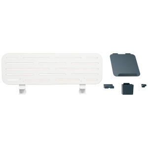LEITZ 6549-00-00 Pegboard Schreibtischbutler Pegboard Laptop weiß