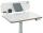 LEITZ 6549-00-00 Pegboard Schreibtischbutler Pegboard Laptop weiß