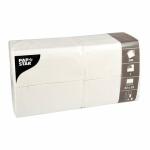 PAPSTAR 16109 Serviette Zelltuch 500ST weiß 33x33cm