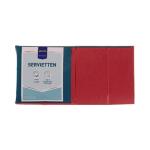METRO rot 912911  Servietten Zellltuch 33x33cm 1/4 F 250St