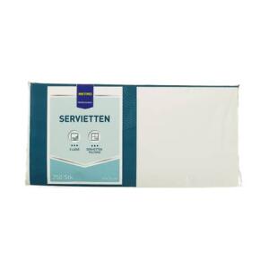 METRO Weiss 912898  Servietten Zellltuch 33x33cm 1/4 F 250St