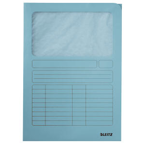 LEITZ 3950-00-30 100ST Sichtmappe A4 hellblau