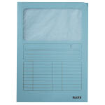 LEITZ 3950-00-30 100ST Sichtmappe A4 hellblau