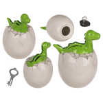 OOTB Spardose mit Schloss Dino aus dem Ei
