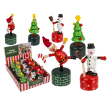 OOTB Holz-Drückfigur Weihnachten ca. 46 x 11 cm