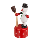 OOTB Holz-Drückfigur Weihnachten ca. 46 x 11 cm
