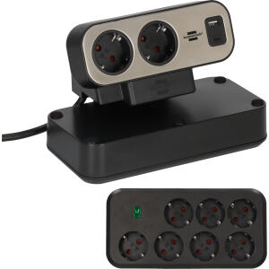BRENNENSTUHL 1153580210 Überspannung Steckdosenleisten+Schalter 9-fach/USB
