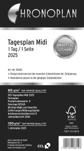CHRONOPLAN 50245 Tagesplan Midi 2025