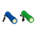 OOTB ABS-Taschenlampe mit COB-LED ca.10 cm