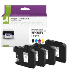 Q-CONNECT KF14250 Tinte ersetzt Brother LC123-Multipack
