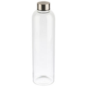 APS 66909 Trinkflasche Glas 1Liter transparent