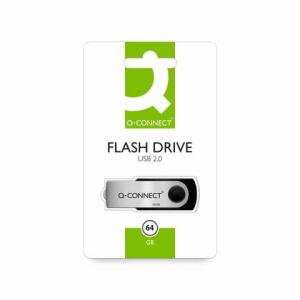 Q-CONNECT KF41514 64GB USB Stick 2.0 high Speed inkl. URA