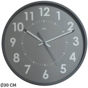 CEP 2112450361 11245 Wanduhr Quarz ? 30cm grau/weiß