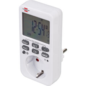 BRENNENSTUHL 1506320 Comfort-Line Zeitschaltuhr Woche Digital weiß