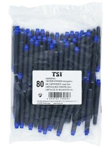 TSI Tintenpatronen Universal 80er Packung, königsblau