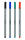 TSI Fineliner, 4er (rot,blau,schw,grün) Blisterkarte