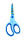 TSI Schere mit Motivdruck 13 cm, Motiv Fische/blau