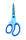 TSI Schere mit Motivdruck 13 cm, Motiv Fische/blau