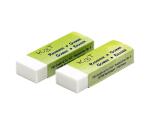 TSI K3T Radierer, weiß, 6x2x1cm, 2 St. auf Blister
