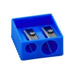 TSI Bleistiftspitzer doppelt Kunststoff, Farbe blau