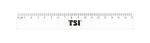 TSI Lineal glasklar 17 cm