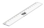 TSI Lineal glasklar 17 cm