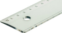 TSI Lineal glasklar 30cm
