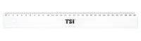 TSI Lineal glasklar 30cm