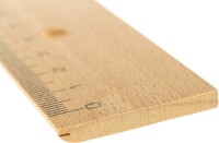TSI Holzlineal 30cm mit Metallkante HOLZLINEAL