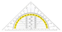 TSI Geometrie-Dreieck klein, 16 cm