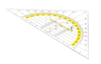 TSI Geometrie-Dreieck klein mit Griff