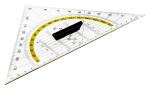 TSI Geodreieck groß abnehmbarer Griff, 25 cm